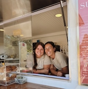 Gym buddies Brenna Vansolkema and Ashley Diemer opened their mobile business, Sunrise Coffee Co., in early September 2024 at Everett’s Gardens, 240 84th St. SE, Byron Center. (Photo/Sunrise Coffee Co.)